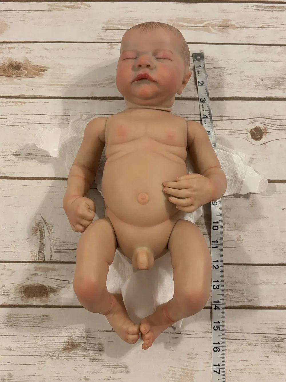 Reborn Baby Boy Doll Full Body 15 Inch Realistic Anatomically Correct
